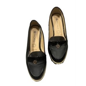 Moro Black Slip on shoes Size 7